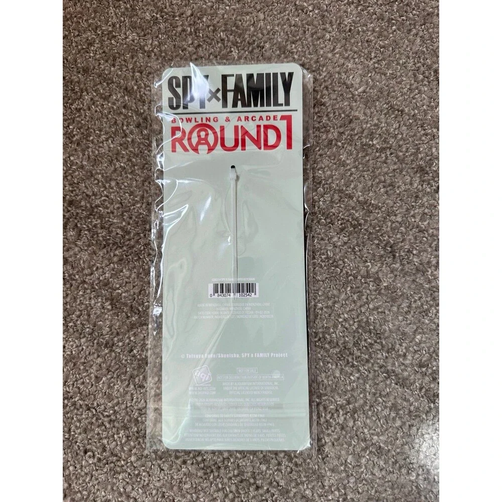 BUNDLE set of two spy family x round one keychains